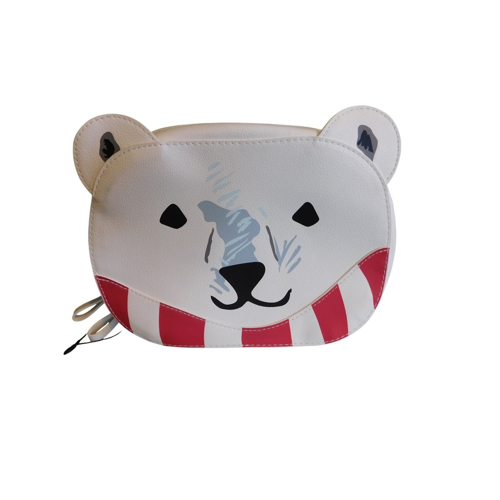 NWOT Vera Bradley Iconic Collection Beary Merry Polar Bear Cosmetic Bag